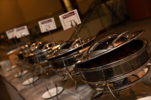 inidan wedding food buffet Bombay Brasserie Indian Caterer